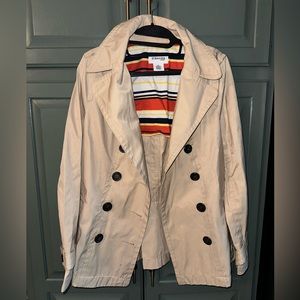 St. John’s Bay Double Breasted Trench Coat- Size M🧥🍂